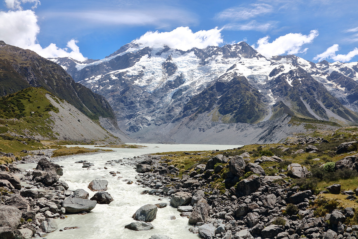  여행기 - Mount Cook (2) Hooker Valley track (후커 밸리 트랙) Motiv 